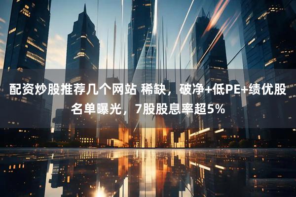 配资炒股推荐几个网站 稀缺，破净+低PE+绩优股名单曝光，7股股息率超5%